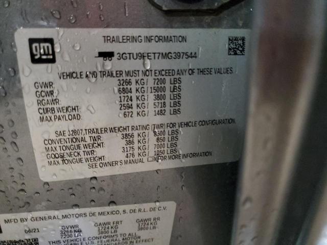 3GTU9FET7MG397544 GMC Sierra K1500 Denali
