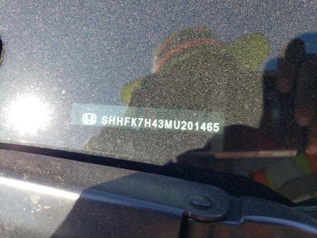 SHHFK7H43MU201465 Honda Civic Sport