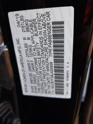 19UUB1F34LA000439 Acura TLX