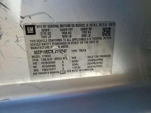 3GTP1VEC7EG117847 GMC Sierra C1500 Slt