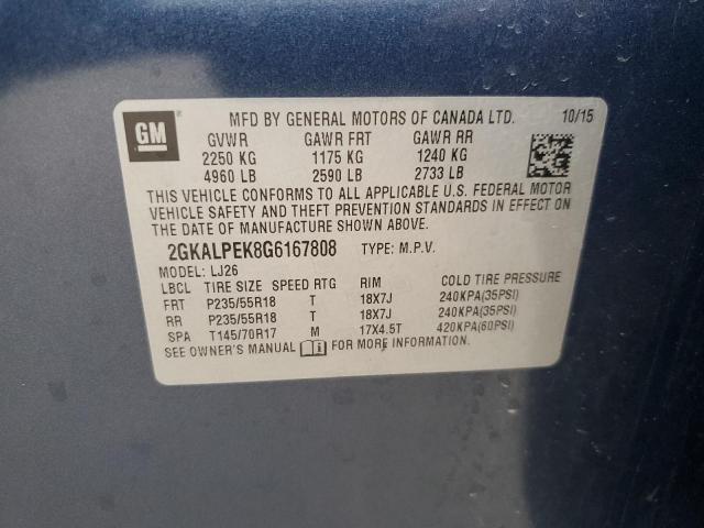 2GKALPEK8G6167808 GMC Terrain Slt