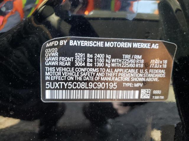 5UXTY5C08L9C90195 BMW X3 Xdrive30i