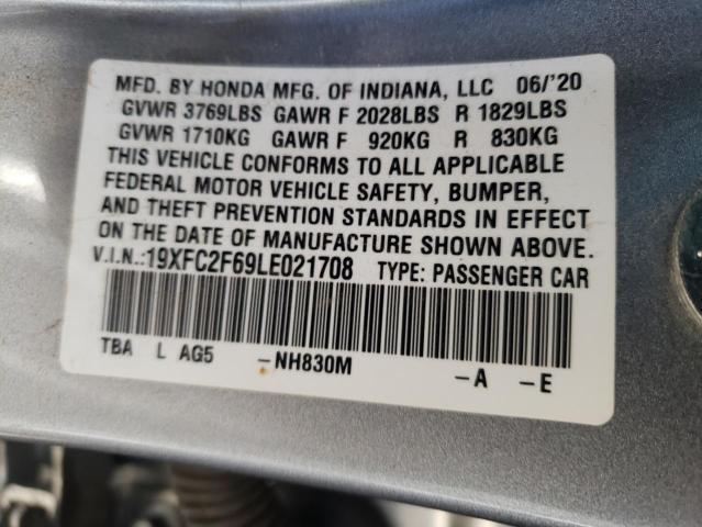 19XFC2F69LE021708 Honda Civic Lx
