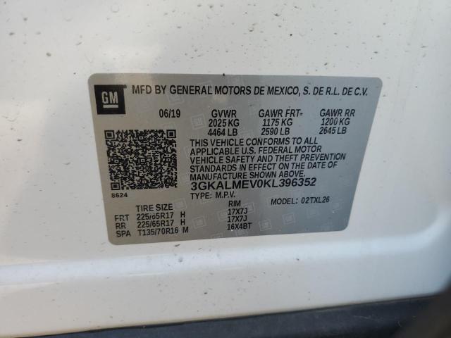 3GKALMEV0KL396352 GMC Terrain Sle