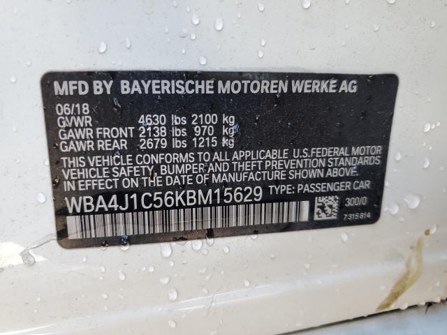 WBA4J1C56KBM15629 BMW 430i Gran Coupe