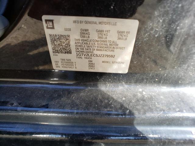 1GTV2LEC5JZ279592 GMC Sierra K1500