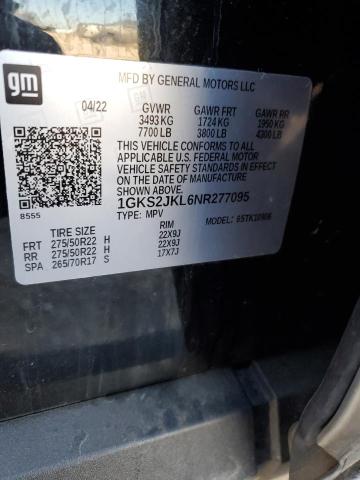 1GKS2JKL6NR277095 GMC YUKON XL DENALI