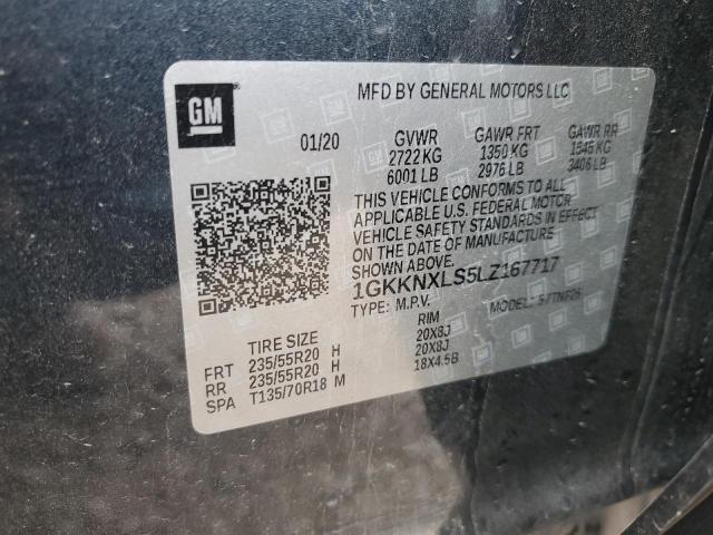 1GKKNXLS5LZ167717 GMC Acadia Denali