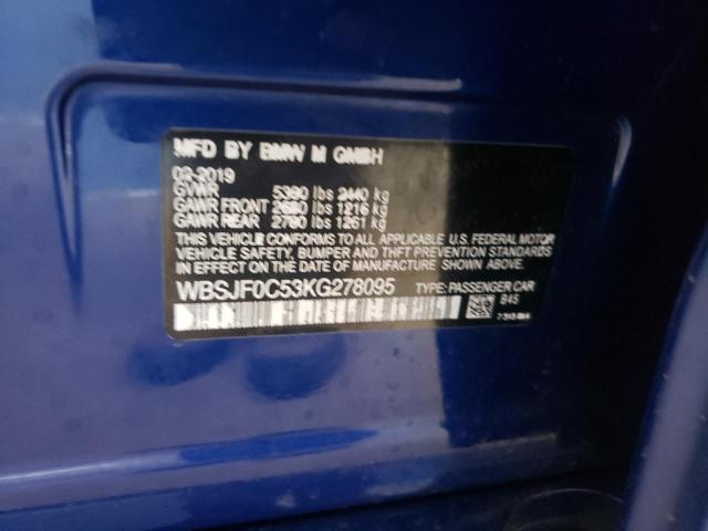 WBSJF0C55KB447336 BMW M5