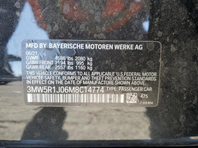 3MW5R1J06M8C14774 BMW 330I