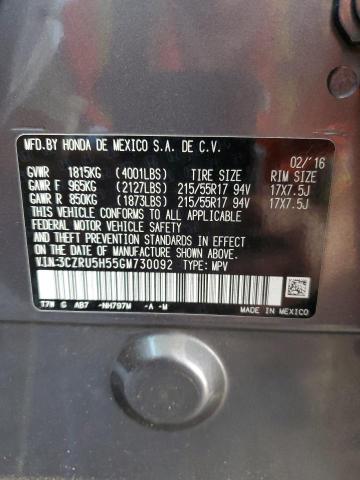 3CZRU5H55GM730092 Honda HR-V EX
