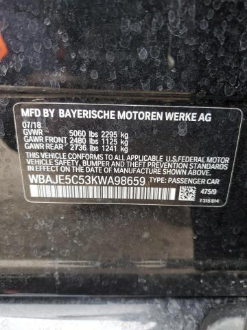 WBAJE5C53KWA98659 BMW 540 I