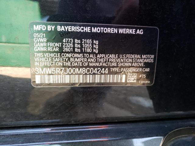 3MW5R7J00M8C04244 BMW 330XI