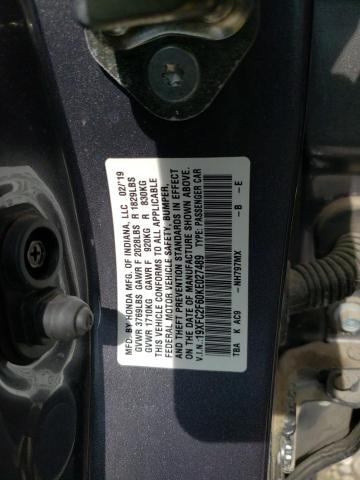 19XFC2F60KE027489 Honda Civic Lx