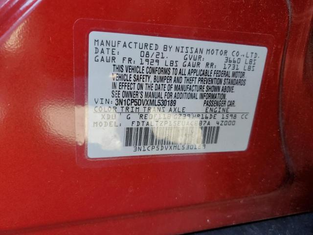 3N1CP5DVXML530189 Nissan KICKS SR