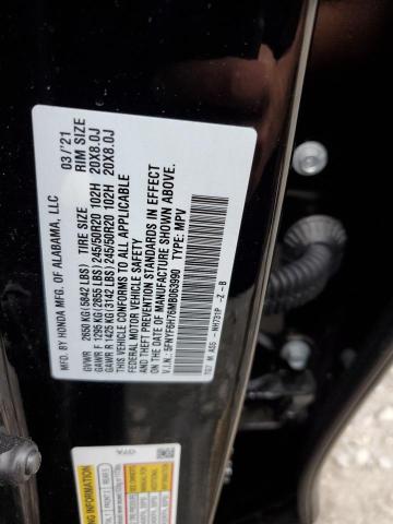 5FNYF6H76MB063990 Honda Pilot Black
