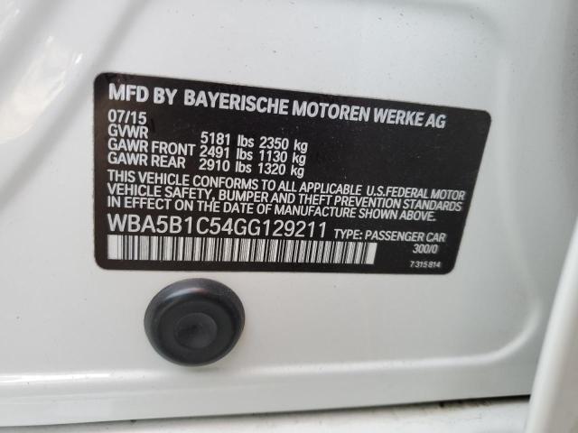 WBA5B1C54GG129211 BMW 535 I