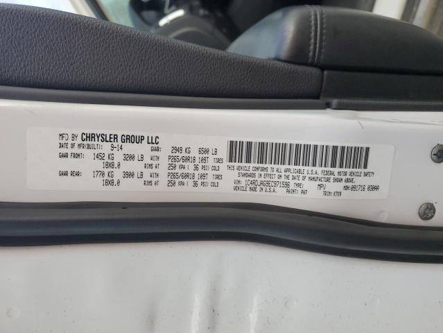 1C4RDJAG9EC971596 Dodge Durango Sxt