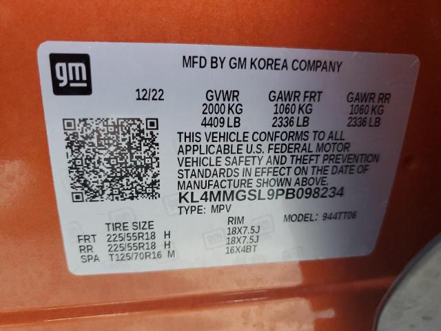 KL4MMGSL9PB098234 Buick Encore Gx Essence