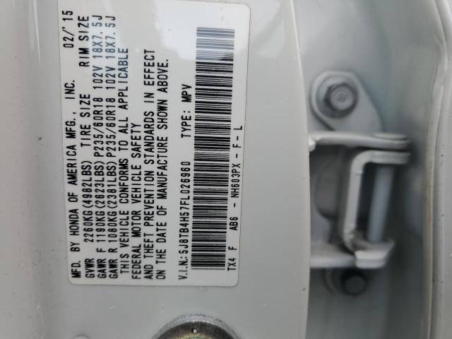 5J8TB4H57FL026960 Acura Rdx Technology