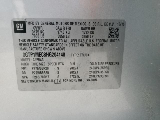 3GTP1MEC8HG204140 GMC Sierra C1500 Sle
