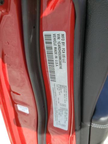 1C4RDHDG9MC846746 Dodge DURANGO GT