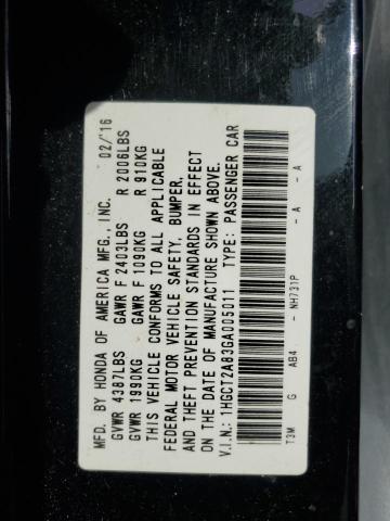 1HGCT2A83GA005011 Honda ACCORD EXL