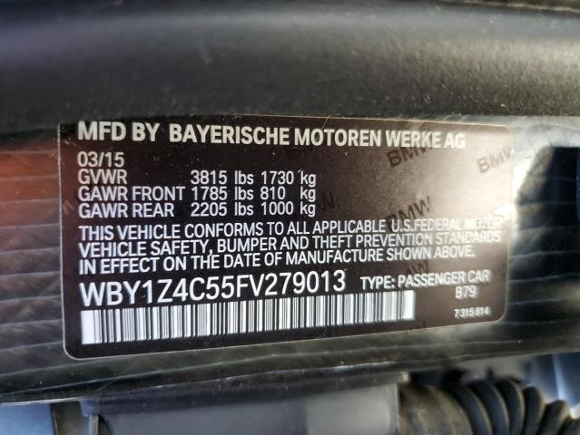 WBY1Z4C55FV279013 BMW I3 REX