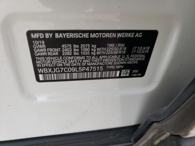WBXJG7C09L5P47515 BMW X1 Sdrive28i