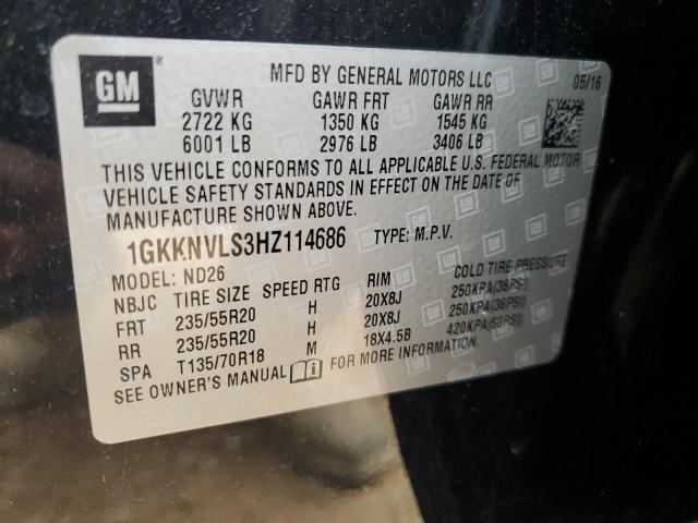 1GKKNVLS3HZ114686 GMC Acadia All Terrain