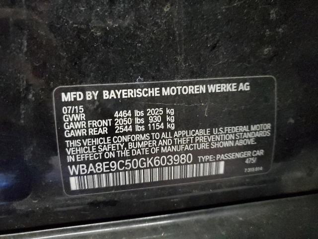 WBA8E9C50GK603980 BMW 328 I Sulev