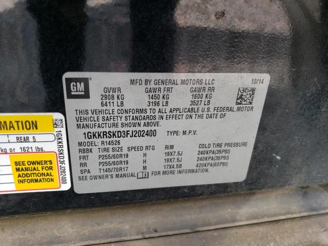 1GKKRSKD3FJ202400 GMC Acadia Slt-2