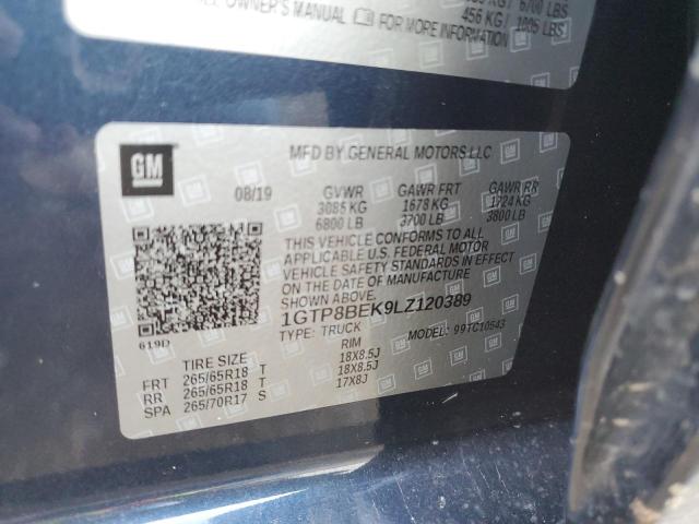1GTP8BEK9LZ120389 GMC Sierra C1500 Sle