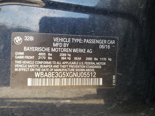 WBA8E3G5XGNU05512 BMW 328 Xi Sulev