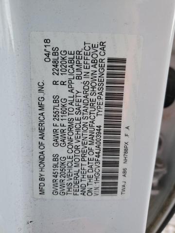 1HGCV3F44JA003944 Honda Accord Hybrid Ex