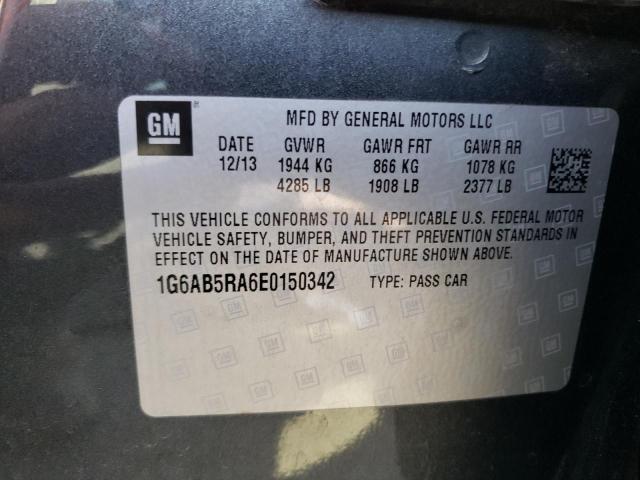 1G6AB5RA6E0150342 Cadillac ATS LUXURY
