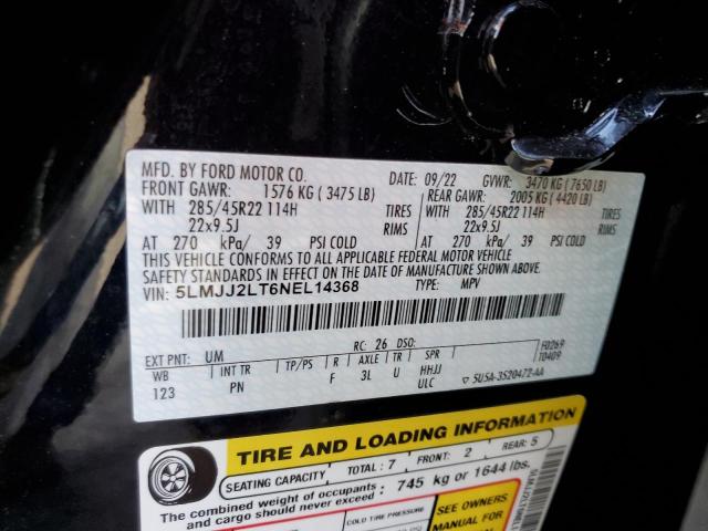 5LMJJ2LT6NEL14368 Lincoln Navigator Reserve