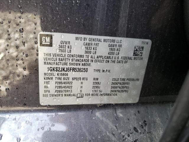 1GKS2JKJ6FR536250 GMC YUKON XL DENALI