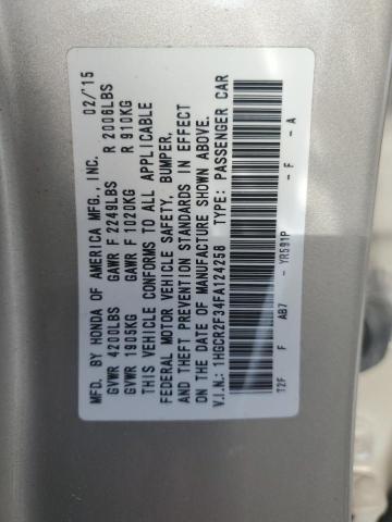 1HGCR2F34FA124258 Honda ACCORD LX