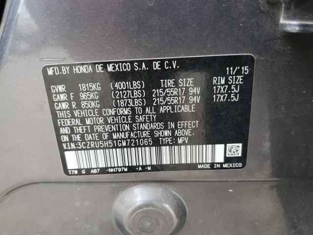 3CZRU5H51GM721065 Honda HR-V EX