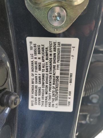 19XZE4F97KE015546 Honda Insight Touring