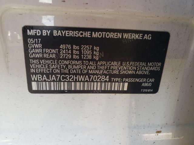 WBAJA7C32HWA70284 BMW 530 XI