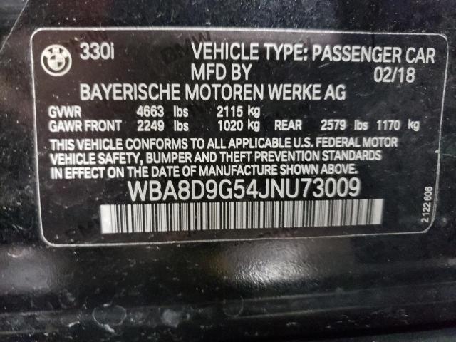 WBA8D9G54JNU73009 BMW 330 XI