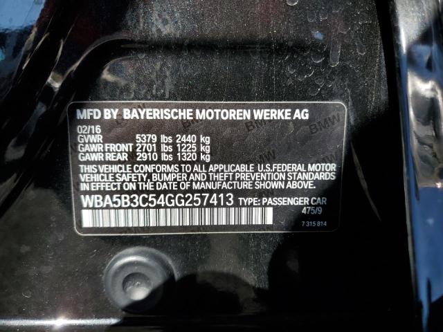 WBA5B3C54GG257413 BMW 535 XI