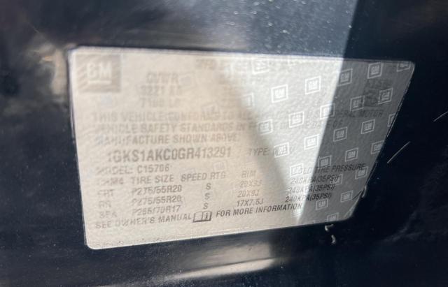 1GKS1AKC0GR413291 GMC YUKON SLE