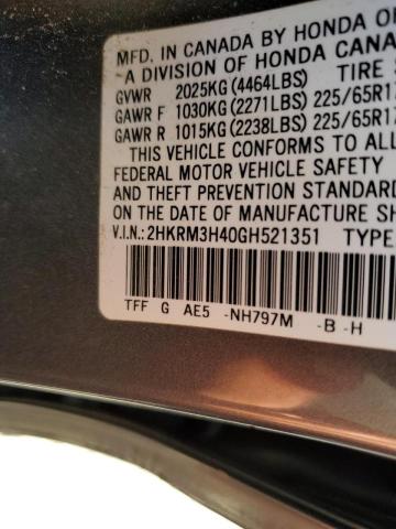 2HKRM3H40GH521351 Honda CR-V SE