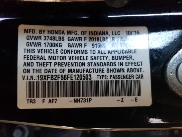 19XFB2F56FE120503 Honda Civic Lx