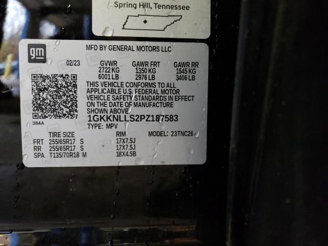 1GKKNLLS2PZ187583 GMC Acadia At4