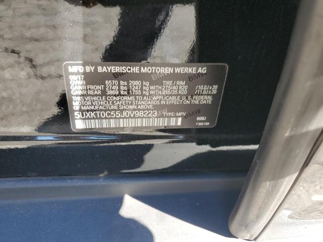 5UXKT0C55J0V98223 BMW X5 Xdr40e