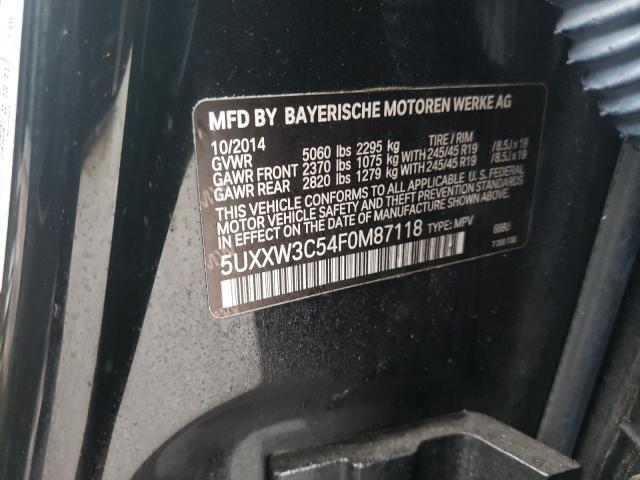 5UXXW3C54F0M87118 BMW X4 Xdrive28i